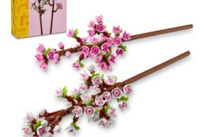 Lego kiraz çiçekleri kutlama hediyesi 8 yaş ve üzeri çocuklar için 430 parça