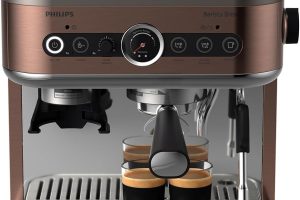 🛒 Philips Barista Brew Yarı Otomatik Espresso Makinesi, Öğütücü — %35 İndirim