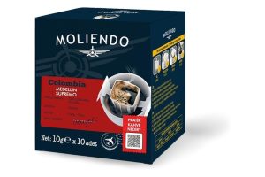🛍️ Moliendo Finest Coffee Colombia Medellin Supremo Pratik Filtre Kahve 10×10 g