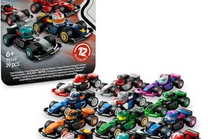 🚨 LEGO F1 Koleksiyonluk Yarış Arabaları 71049-6 Yaş Üzeri Kız ve Erkek Çocuklar için Ferrari ve McLaren Dahil Formula 1 Takımının Mini Araba Modellerini İçeren Oyuncak Araba Yapım Seti