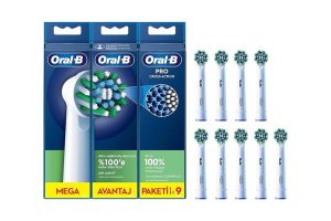 🛍️ Oral B Cross Action Şarjlı Diş Fırçası Yedek Başlığı 9 Adet