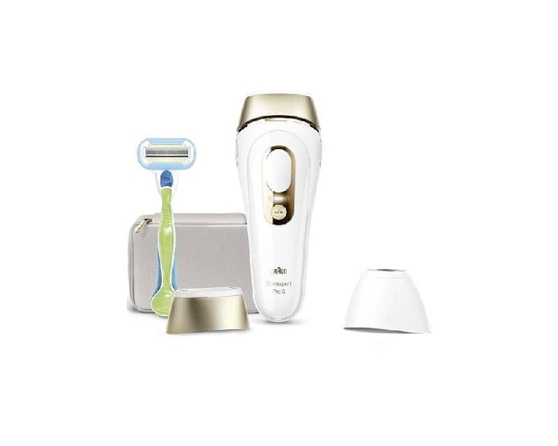 Braun IPL Silk·expert Pro 5, Evde Tüy Alma, Çanta, Venus Tıraş Makinesi, 2 Başlık ile, PL5152