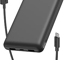 Belkin USB C Taşınabilir Powerbank 20000 mAh, USB Tip C Giriş Çıkış Bağlantı Noktalı 20K Güç Bankası için USB C – A Kablosu Dahil 2 USB A Bağlantı Noktası, Siyah