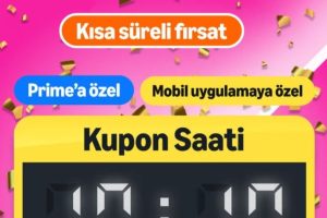 📣 Amazon’da  Kupon Fırsatı!