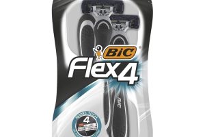 🛍️ BIC Flex 4 Erkek Tıraş Bıçağı 3’lü Blister (4 Bıçak), Birbirinden Bağımsız Hareket Edebilen 4 Bıçak, Oynar Başlık, Aloe Vera ile Zenginleştirilmiş Kayganlaştırıcı Jel Şerit