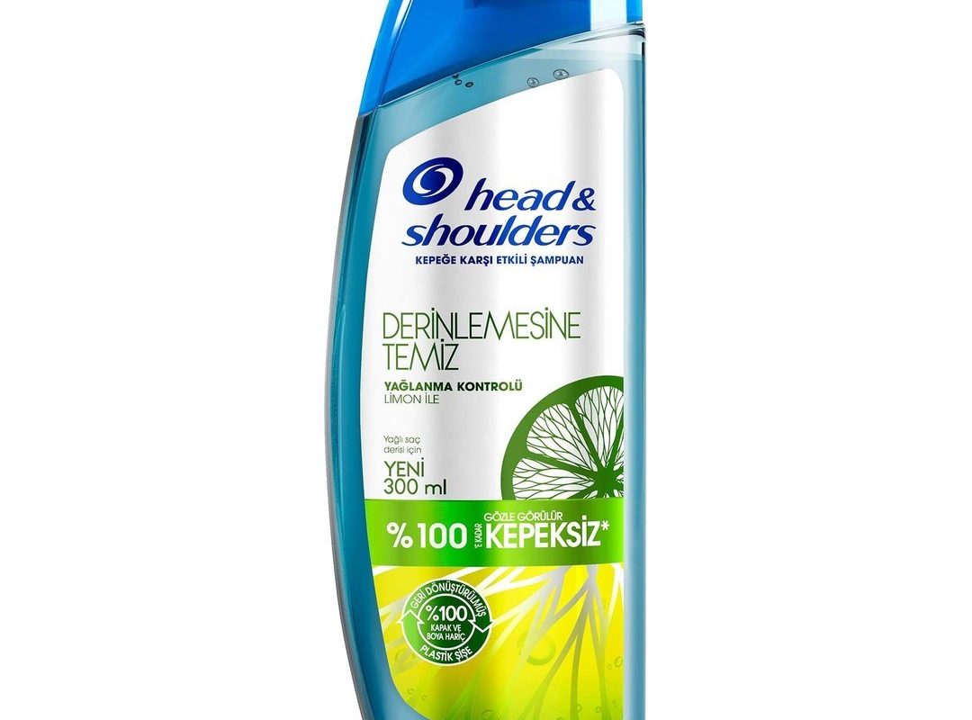 🛍️ Head & Shoulders Derinlemesine Temizlik Şampuan Yağlanma Kontrolü Limon 300 ml