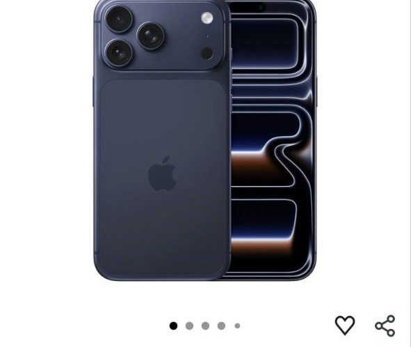 Apple iPhone 17 Pro Max 2 TB:ProMotion teknolojisine sahip 6.9 inç ekran, A19 Pro Çip, Bir iPhone’da Şimdiye Kadarki En İyi Pil Ömrü, Pro Fusion Kamera Sistemi, Center Stage Ön Kamera;Abis –