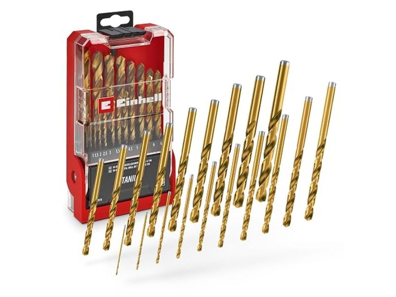 🛍️ Einhell Orijinal 19 Parça HSS G TiN Metal Matkap Ucu Seti 49427019
