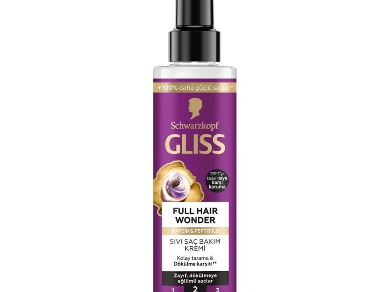 🛍️ Gliss Full Hair Wonder Saç Dökülme Karşıtı Sıvı Saç Kremi 200 ml