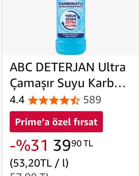 ABC DETERJAN Ultra Çamaşır Suyu