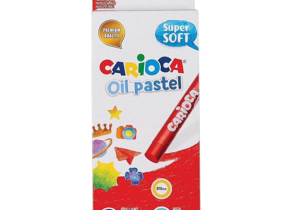 🛍️ Carioca Yağlı Pastel Boya Kalemi 12’li