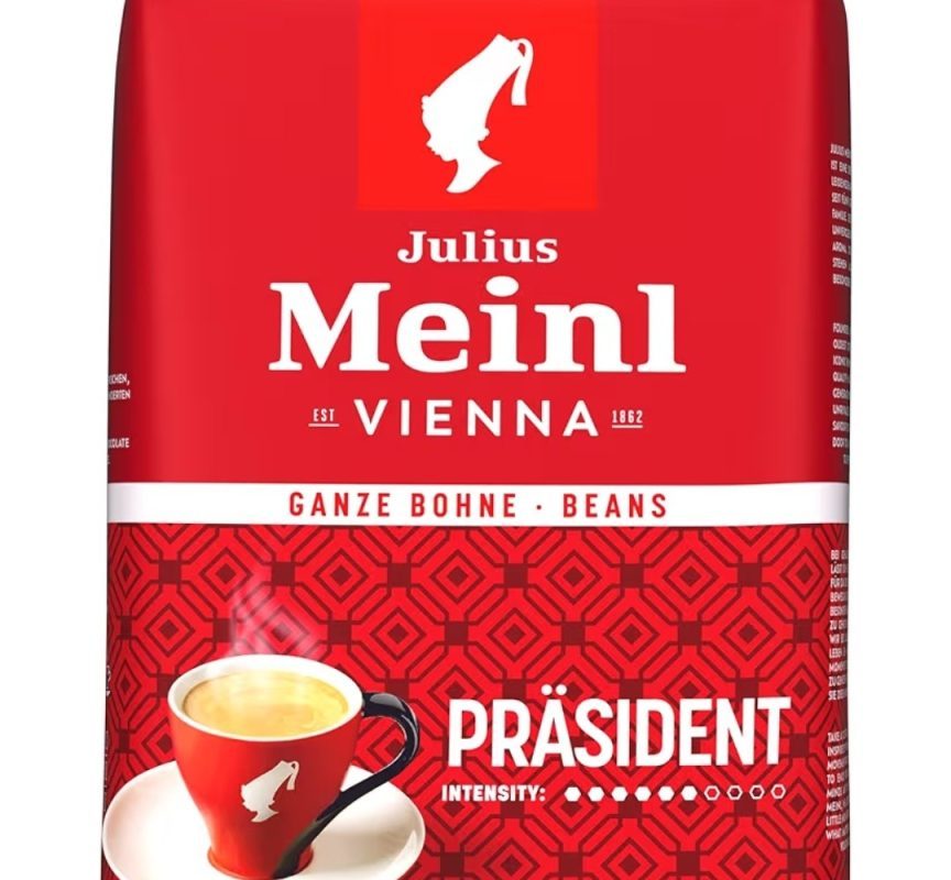 Julius Meinl President Çekirdek Kahve, Orta Kavrulmuş, Classic Aromalı, 500 g — %10 İndirim