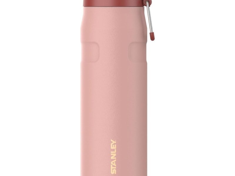 🛍️ STANLEY The IceFlow™ Twist & Flip Termos Su Şişesi 0.7 Litre Peach Rose | Paslanmaz Çelik