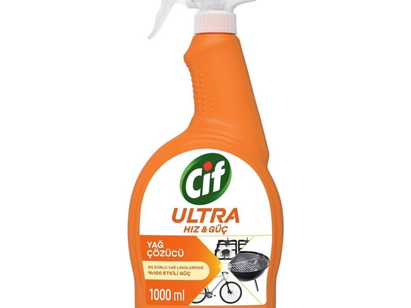 🛍️ Cif Ultra Hız & Güç Yağ Çözücü Sprey Leke ve Kir Çıkarıcı 1000 ml