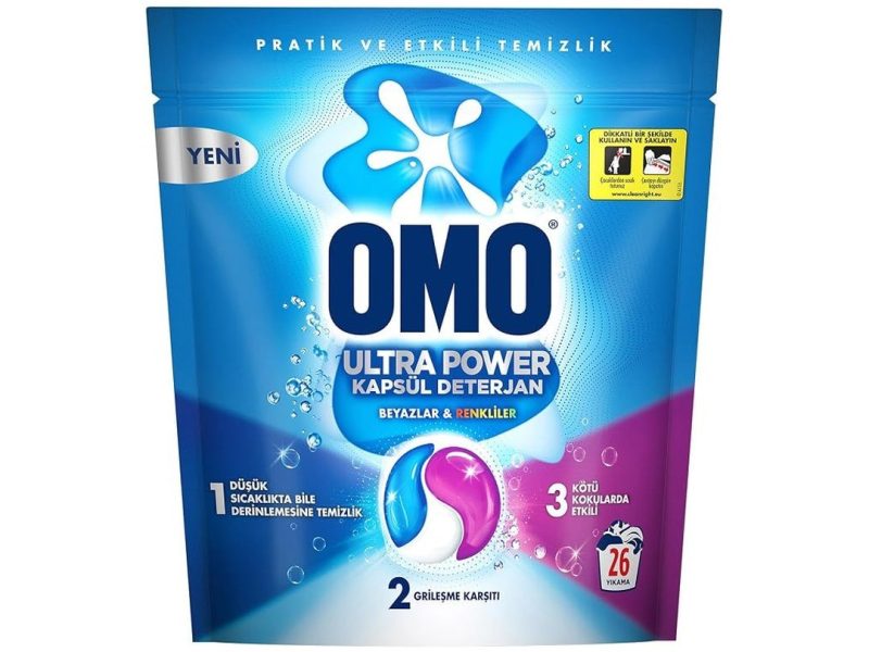 🛍️ OMO Ultra Power Kapsül Çamaşır Deterjanı 26 Yıkama