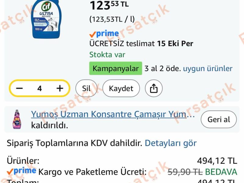 Cif Ultra Leke ve Kir Çıkarıcı Sprey 1000 ml