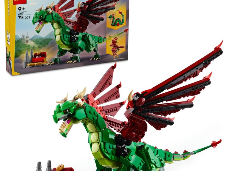 🚨 LEGO Creator 3’ü 1 Arada Orta Çağ Ejderhası 31161