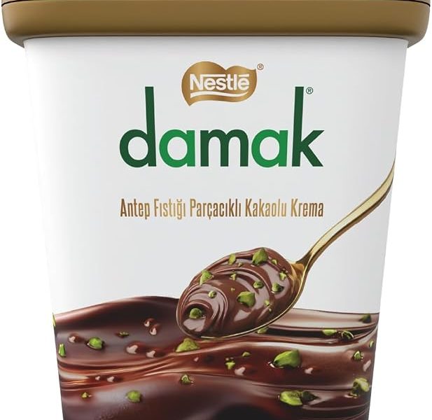 🚨 Nestlé Damak Antep Fıstığı Parçacıklı Kakaolu Krema 375 g