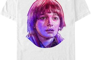 🚨 Stranger Things Will Portre Bisiklet Yaka Tişört Erkek