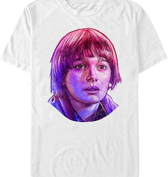 🚨 Stranger Things Will Portre Bisiklet Yaka Tişört Erkek