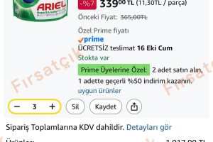 Ariel Hepsi1Arada Pods 30 Kapsül — %66 İndirim