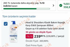 Head & Shoulders Klasik Bakım Kepeğe Karşı Etkili 800 ml Şampuan