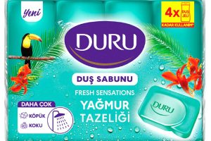 🚨 DURU Fresh Sensations Extra Yağmur Ormanı Sabun, 150 Gramx4 — %33 İndirim