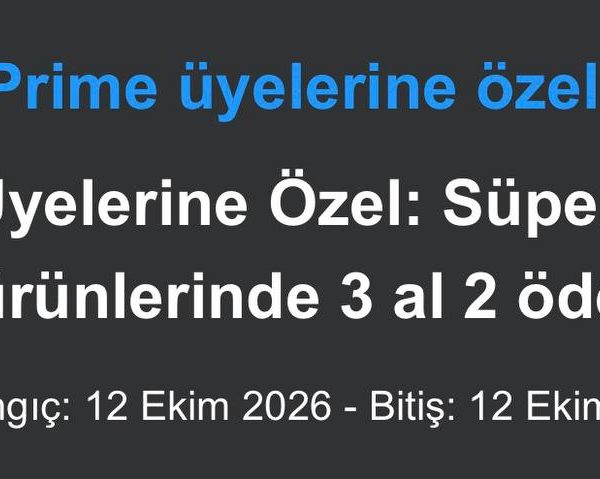 Sabun, Şampuan, Deodorant… onlarca alt kategoride ürün var fiyatlar güzel 23:59’da bitebilir
