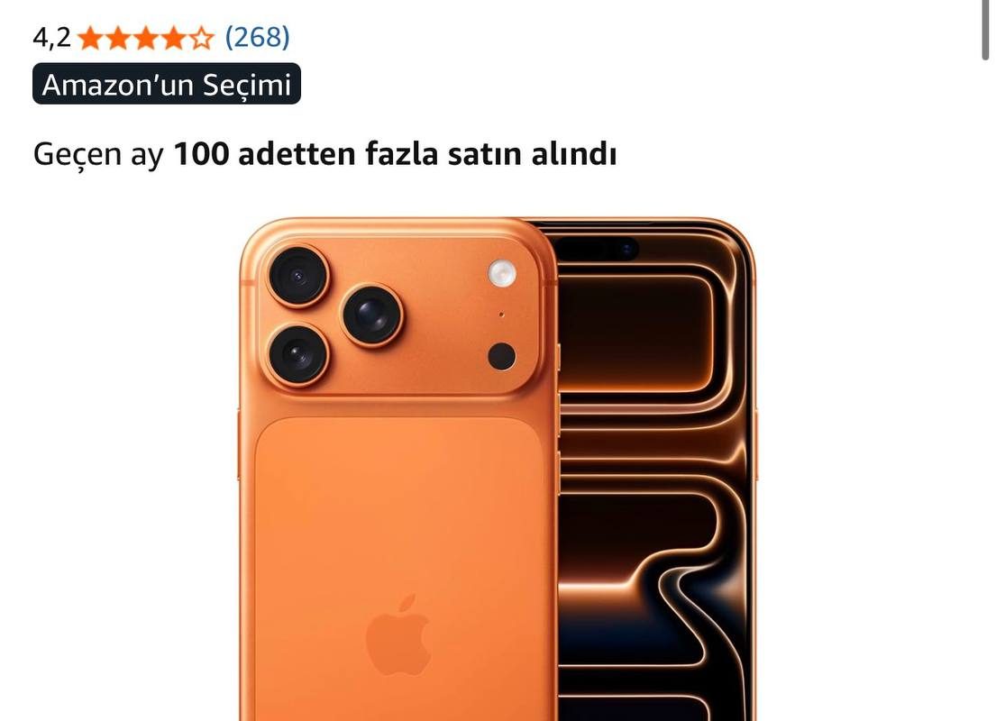 Apple iPhone 17 Pro Max 256 GB Abis