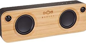 Marley House of Get Together, taşınabilir Bluetooth hoparlör kutusu, kablosuz bağlantı, mikrofon, oda doldurucu ses, 3,5 mm Aux girişi, USB bağlantı noktası, 10 saat Pil ömrü, siyah