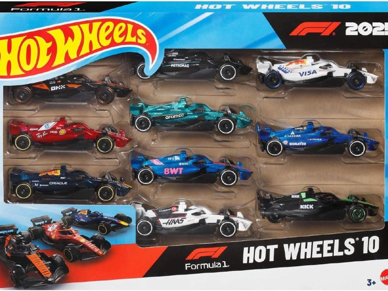 🛒 Hot Wheels Formula 1 oyuncak arabalar, her biri 2025 F1 yarış takımlarını temsil eden 1:64 ölçekli 10’lu metal yarış arabası seti, gerçekçi ayrıntılar ile hem oynamak hem sergilemek için ideal, JMM24 — %50 İndirim