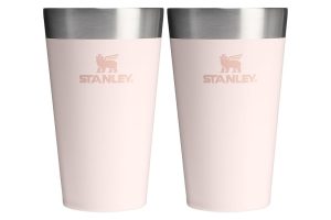 🛍️ Stanley Adventure Stacking Pint Vakumlu Soğuk İçecek Bardağı, Pembe, 0.47 Litre (2 paketi)