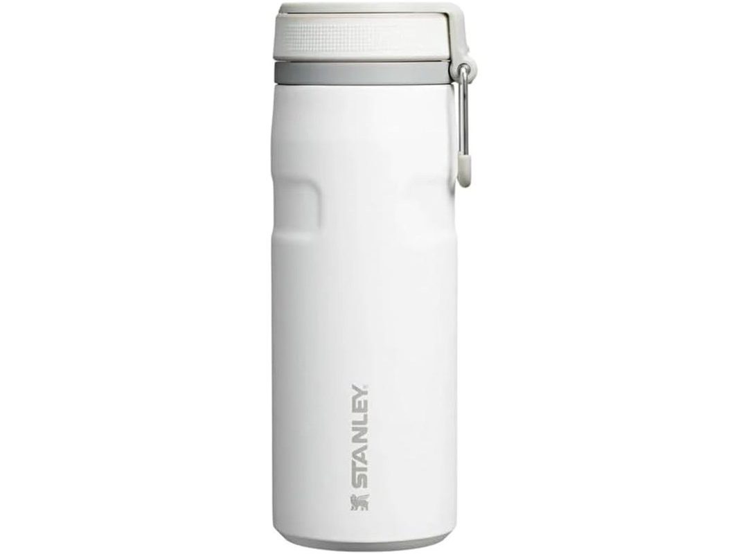🛍️ STANLEY The IceFlow™ Twist & Flip Termos Su Şişesi 0.47 Litre Beyaz (Frost) | Paslanmaz Çelik