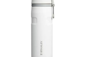 🛍️ STANLEY The IceFlow™ Twist & Flip Termos Su Şişesi 0.47 Litre   Beyaz (Frost) | Paslanmaz Çelik