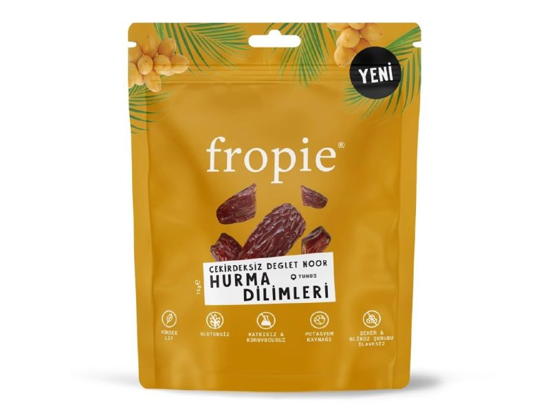 🚨 Fropie Çekirdeksiz Hurma Dilimleri – Deglet Noor 75 gr — %50 İndirim