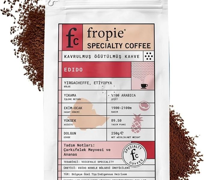 🚨 Fropie Kahve Etiyopya – Öğütülmüş 250 gr — %50 İndirim