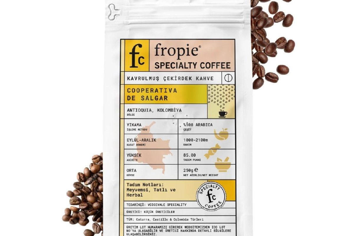 🚨 Fropie Kahve Kolombiya – Çekirdek 250 gr — %50 İndirim