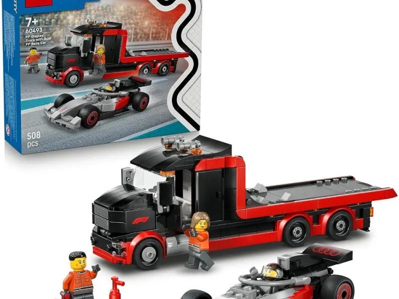 LEGO City Audi F1 Yarış Arabalı F1 Sergileme Kamyonu 60493