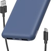 Belkin 10000 mAh Powerbank, 15W USB-C & 12W 2xUSB-A Girişli, Kompakt Dizayn, Kablo Dahil, Mavi