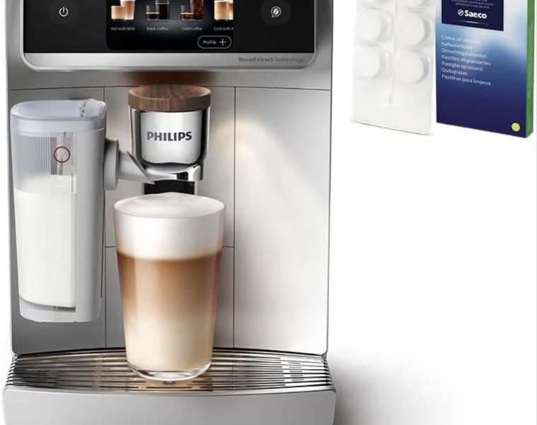 Philips 8000 Serisi LatteGo Pro Café Aromis Kahve Makinesi EP8757/20, Espresso Makinesi Kahve Yağı Çözücü Tablet CA6704/10