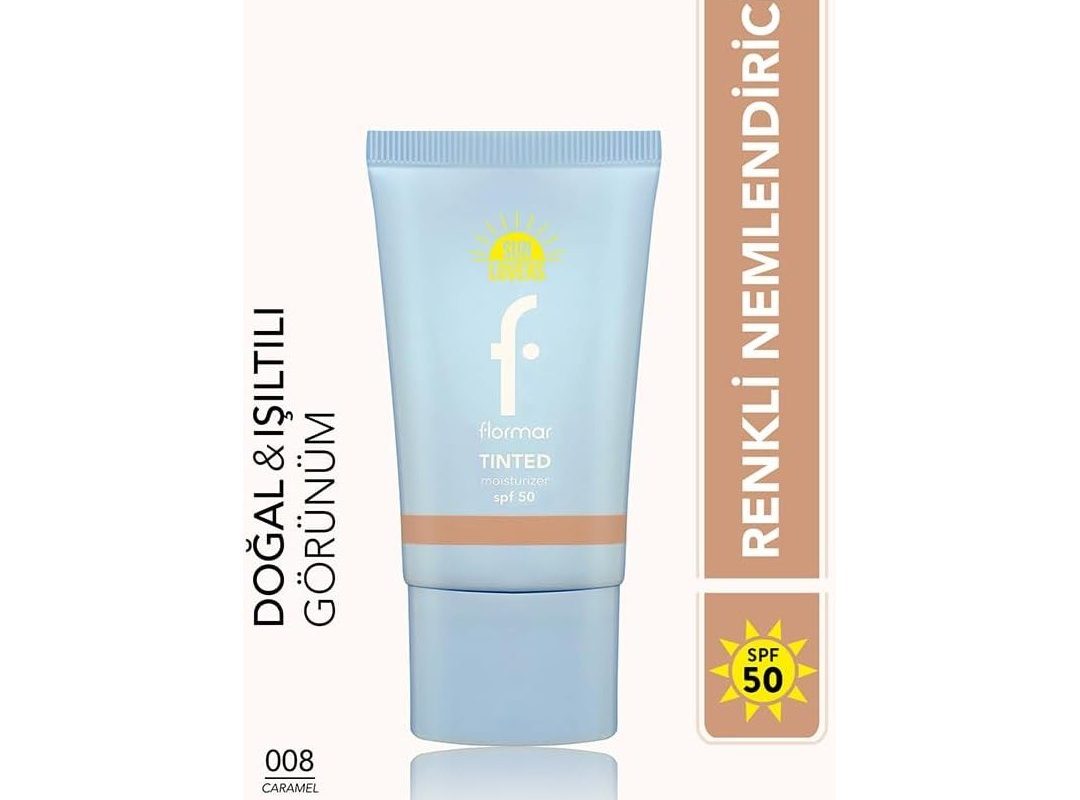 🛍️ Flormar Sun Lovers Nemlendirici Etkili & Doğal Bitişli Renkli Güneş Koruyucu Spf50 008 Caramel