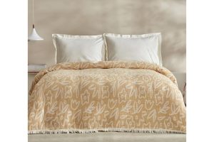 🛍️ Karaca Home Bouquet Çift Kişilik Müslin Pike Sarı