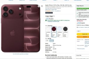 Apple iPhone 18 Pro Max, 256 GB, A20 Pro Çip