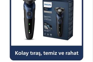 Philips 5000 Serisi Tıraş Makinesi S5445/03, Sinekkaydı Tıraş, Islak ve Kuru Kullanım