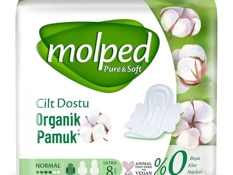 Molped Pure & Soft Pamuklu Normal Günlük Ped (1 x 8 Adet)