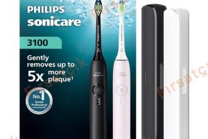 Philips Sonicare 3100 Şarjlı Diş Fırçası 2’li Paket Siyah ve Beyaz