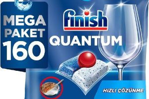 Finish Quantum 160 Kapsül Bulaşık Makinesi Deterjanı Tableti (80×2)