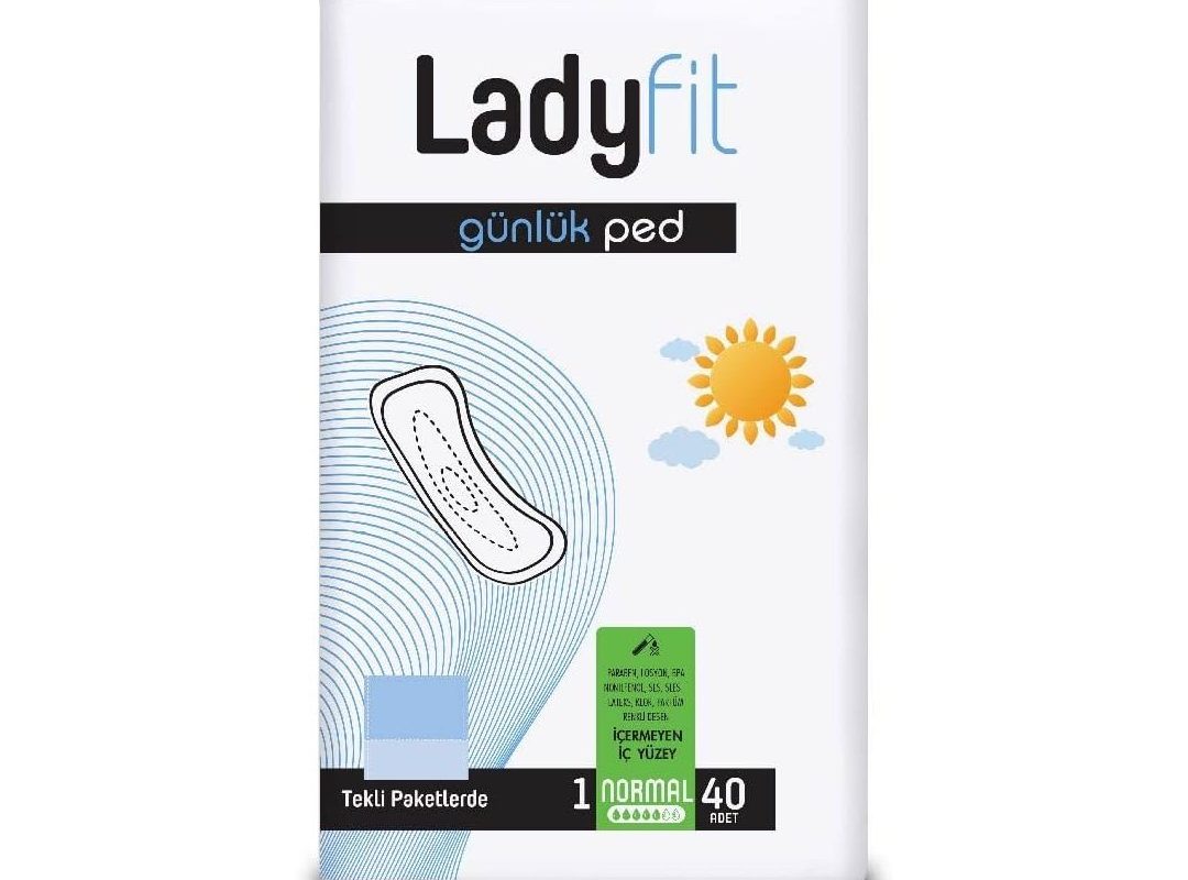 🛍️ Ladyfit Günlük 40’lı Normal Vegan Ped