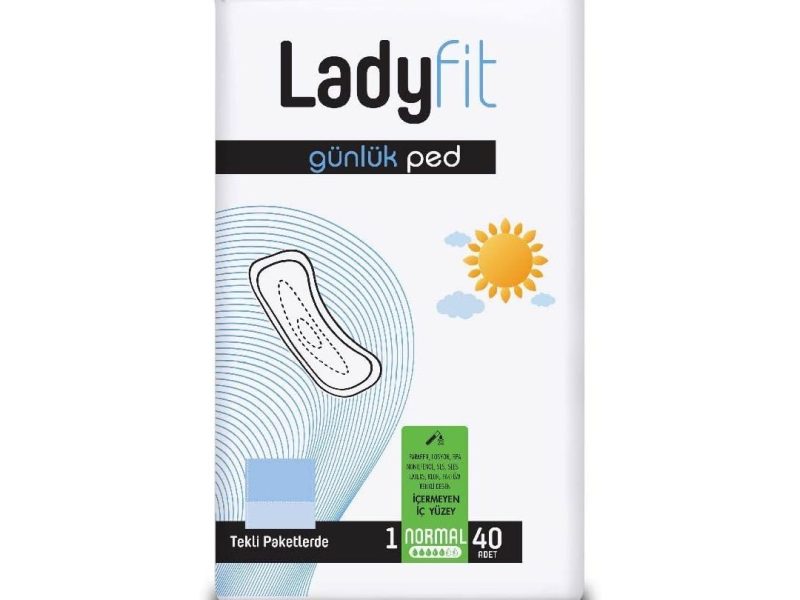 🛍️ Ladyfit Günlük 40’lı Normal Vegan Ped