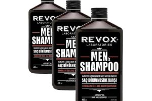 🛍️ Revox Men Şampuan (400 ml) (3 paketi)